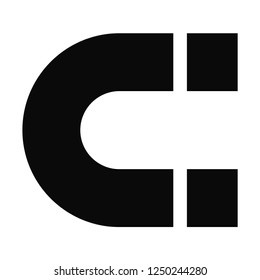 Magnet vector icon