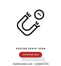 Magnet vector icon