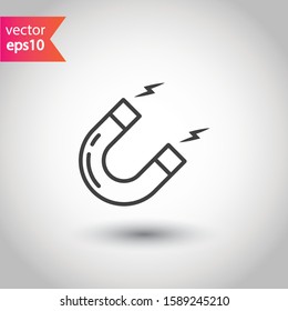 Magnet vector icon.
