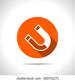 Magnet vector icon