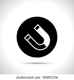 Magnet vector icon
