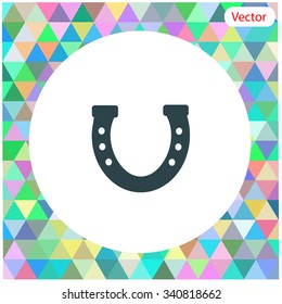 Magnet vector icon.