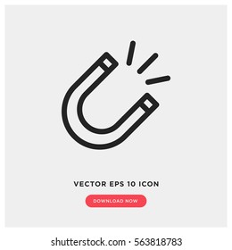 Magnet vector icon