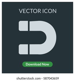 Magnet vector icon