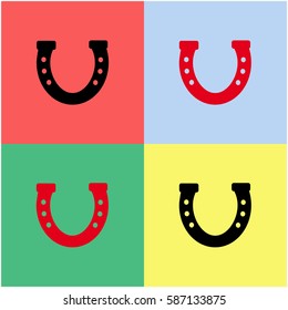 Magnet vector  icon.
