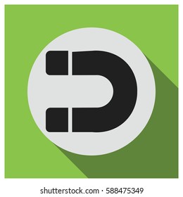 Magnet vector icon