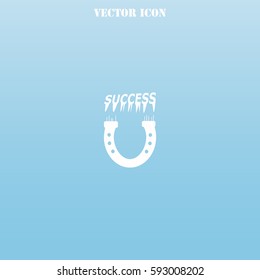 Magnet vector  icon.