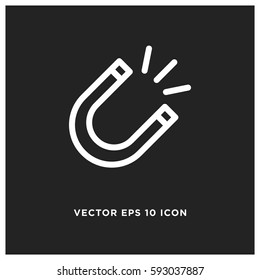 Magnet vector icon