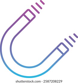 Magnet vector icon. Can be used for printing, mobile and web applications.