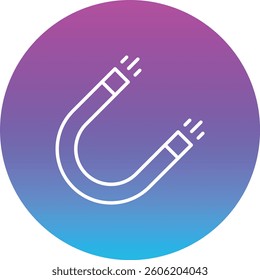 Magnet vector icon. Can be used for printing, mobile and web applications.