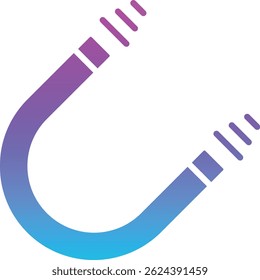 Icono de Vector magnético. Se puede utilizar para aplicaciones de impresión, móviles y de Web.