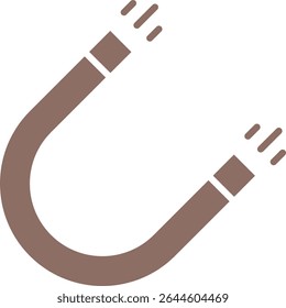 Icono de Vector magnético. Se puede utilizar para aplicaciones de impresión, móviles y de Web.