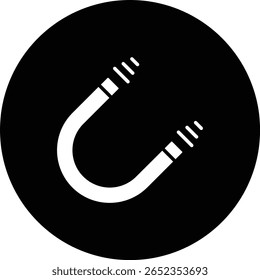 Ícone de vetor de ímã. Pode ser usado para impressão, aplicativos móveis e da Web.