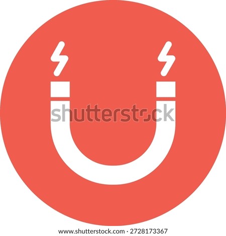 Magnet Vector Icon Design Illustration