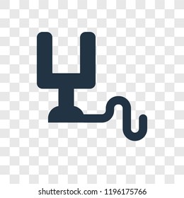 Magnet vector icon isolated on transparent background, Magnet transparency logo concept