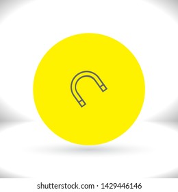 Magnet Vector icon . Lorem Ipsum Illustration design