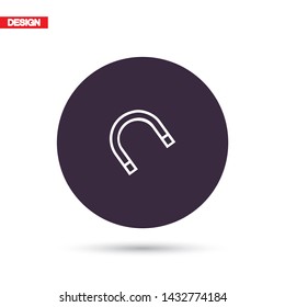 Magnet Vector icon . Lorem Ipsum Illustration design