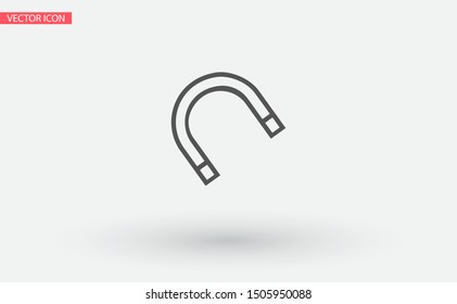 Magnet Vector icon . Lorem Ipsum Illustration design