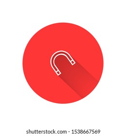 Magnet Vector icon . Lorem Ipsum Illustration design