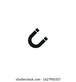 magnet vector icon on white background