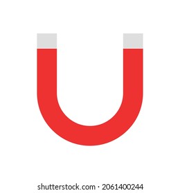 magnet vector icon on white background