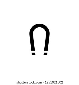 magnet vector icon. magnet sign on white background. magnet icon for web and app