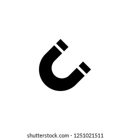 magnet vector icon. magnet sign on white background. magnet icon for web and app
