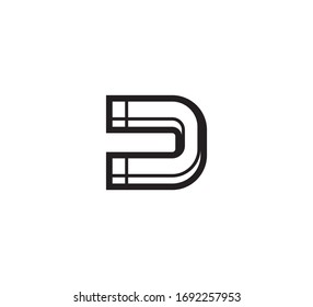 Magnet vector isolated icon illustration. Magnet Illustration
