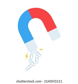 magnet vector Science experiments on the motion of a magnetic field.