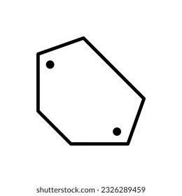 Magnet welding icon. Auxiliary tool for smooth welding of metals at an angle.