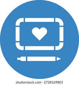 Ilustración de diseño de icono de Vector de tablero magnético