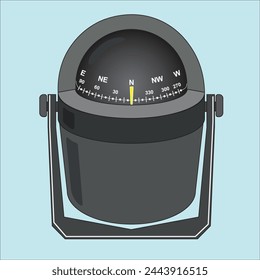 Magnetischer Kompass zur Verwendung im Rettungsboot