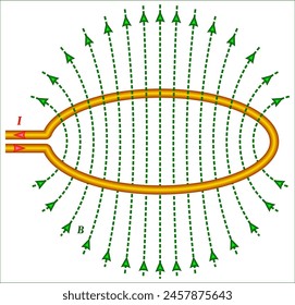 Magnetic Field Produced by a Current-Carrying Circular Loop of wire.