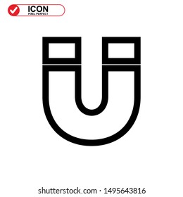 magnetic icon isolated sign symbol vector illustration - high quality black style vector icons
