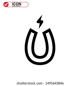 magnetic icon isolated sign symbol vector illustration - high quality black style vector icons
