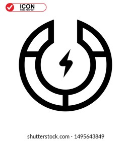 magnetic icon isolated sign symbol vector illustration - high quality black style vector icons
