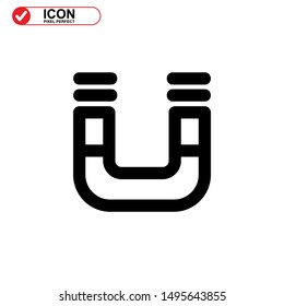 magnetic icon isolated sign symbol vector illustration - high quality black style vector icons
