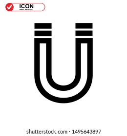 magnetic icon isolated sign symbol vector illustration - high quality black style vector icons
