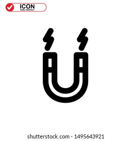 magnetic icon isolated sign symbol vector illustration - high quality black style vector icons
