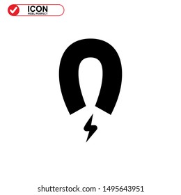 magnetic icon isolated sign symbol vector illustration - high quality black style vector icons
