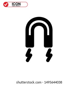 magnetic icon isolated sign symbol vector illustration - high quality black style vector icons
