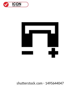 magnetic icon isolated sign symbol vector illustration - high quality black style vector icons
