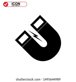magnetic icon isolated sign symbol vector illustration - high quality black style vector icons
