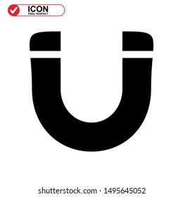 magnetic icon isolated sign symbol vector illustration - high quality black style vector icons
