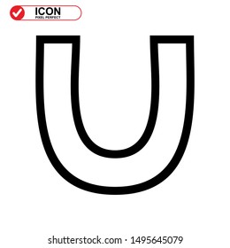 magnetic icon isolated sign symbol vector illustration - high quality black style vector icons
