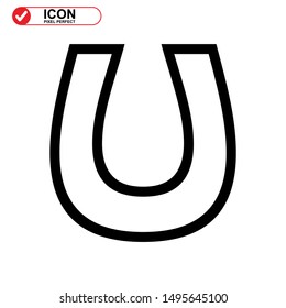 magnetic icon isolated sign symbol vector illustration - high quality black style vector icons
