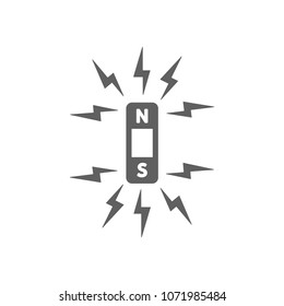 Magnetic icon in trendy flat style isolated on white background. Symbol for your web site design, logo, app, UI. Vector illustration, EPS