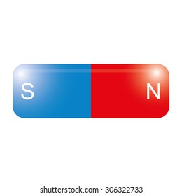 Magnetic isolated on white  vector
