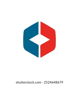 Logotipo magnético, icono, Ilustración vectorial