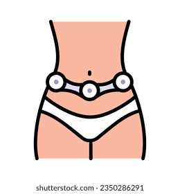Magnetic physiotherapy icon. Element of physiotherapy icon. Flat icon for website design and development, app development. Premium icon